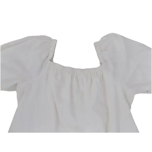 Old Navy dress shift puffy short sleeves pockets ivory size XXL NWT - Picture 5 of 10